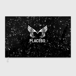Флаг 3D Placebo glitch на темном фоне
