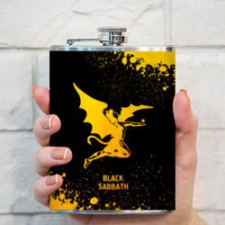 Фляга Black Sabbath - gold gradient - фото 2