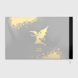 Флаг 3D Black Sabbath - gold gradient - фото 2