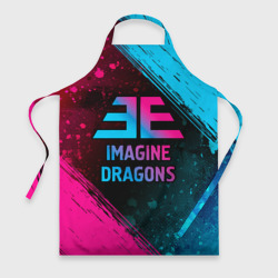 Фартук 3D Imagine Dragons - neon gradient