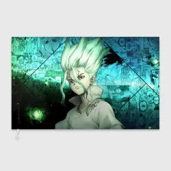 Флаг 3D Доктор Стоун Сэнку Исигами
