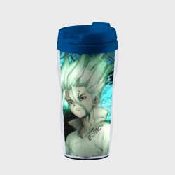 Термокружка-непроливайка Доктор Стоун Сэнку Исигами