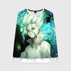 Женский свитшот 3D Доктор Стоун Сэнку Исигами