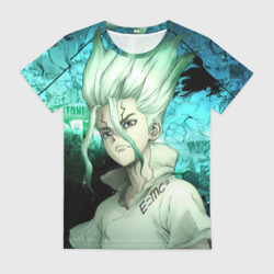 Женская футболка 3D Доктор Стоун Сэнку Исигами