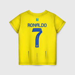 Криштиану Роналду Аль Наср форма 23-24 домашняя – Детская футболка 3D с принтом купить со скидкой в -33%