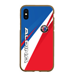 Чехол для iPhone XS Max матовый Alpine BMW - colors