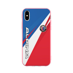 Чехол для iPhone X матовый Alpine BMW - colors