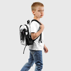 Детский рюкзак 3D Alpina - белые завихрения - фото 2