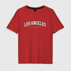 Мужская футболка хлопок Oversize Los Angeles California