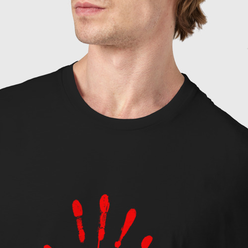 Мужская футболка хлопок Baldurs Gate 3 Знак Абсолюта, цвет черный - фото 6