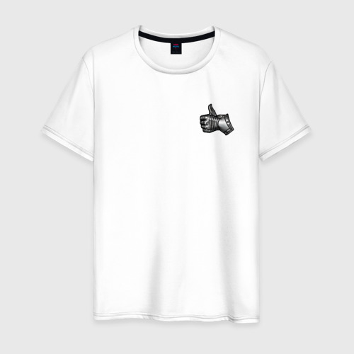 Мужская футболка из хлопка с принтом Baldurs Gate 3 Approve, вид спереди №1