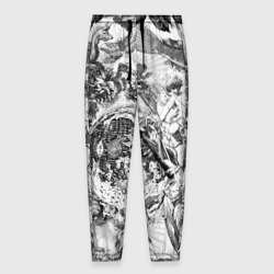 Мужские брюки 3D Тату битвы ангелов и демонов