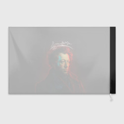 Флаг 3D Пушкин в неоновом свете - фото 2