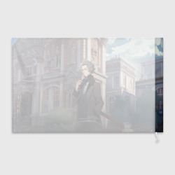 Флаг 3D Пушкин в стиле аниме - фото 2