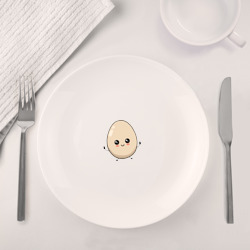Набор: тарелка + кружка Яйцо смайл - фото 2