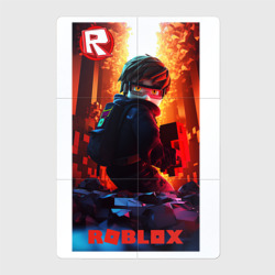 Магнитный плакат 2Х3 Roblox fire background