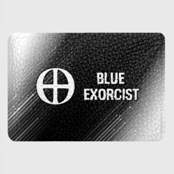 Картхолдер с принтом Blue Exorcist glitch на темном фоне: надпись и символ - фото 2