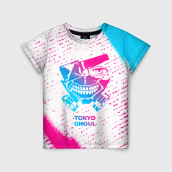 Детская футболка 3D Tokyo Ghoul neon gradient style