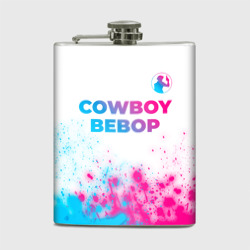 Фляга Cowboy Bebop neon gradient style: символ сверху