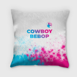 Подушка 3D Cowboy Bebop neon gradient style: символ сверху