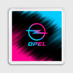 Магнит 55*55 Opel - neon gradient