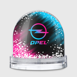 Игрушка Снежный шар Opel - neon gradient