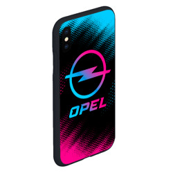 Чехол для iPhone XS Max матовый Opel - neon gradient - фото 2