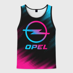 Мужская майка 3D Opel - neon gradient