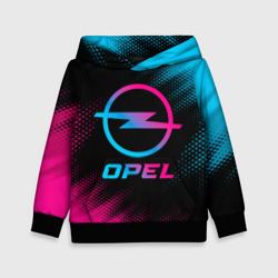 Детская толстовка 3D Opel - neon gradient