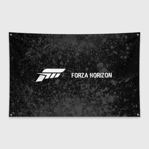 Флаг-баннер Forza Horizon glitch на темном фоне: надпись и символ
