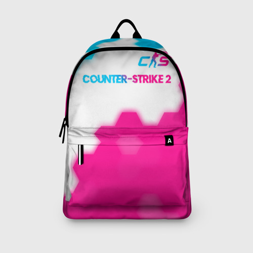 Рюкзак 3D Counter-Strike 2 neon gradient style: символ сверху - фото 4
