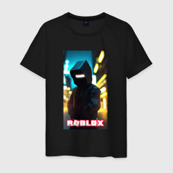 Мужская футболка хлопок Roblox cyberpunk