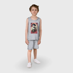 Детская пижама с шортами хлопок Молодая ведьма - хэллоуин - фото 2