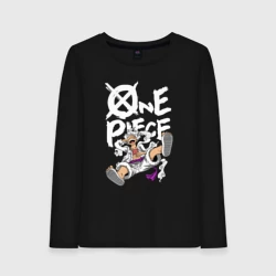 Женский лонгслив хлопок One piece - Луффи гир 5