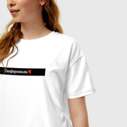 Женская футболка хлопок Oversize Симферополь города России - фото 2
