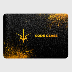 Картхолдер с принтом Code Geass - gold gradient: надпись и символ - фото 2