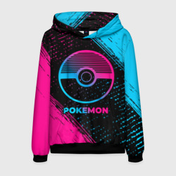 Мужская толстовка 3D Pokemon - neon gradient