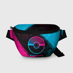 Поясная сумка 3D Pokemon - neon gradient