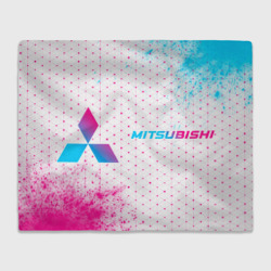 Mitsubishi neon gradient style: надпись и символ – Плед 3D с принтом купить со скидкой в -14%