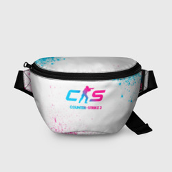 Поясная сумка 3D Counter-Strike 2 neon gradient style