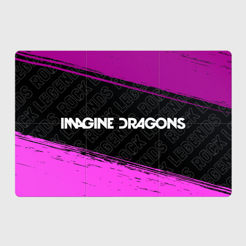 Магнитный плакат 3Х2 Imagine Dragons rock Legends: надпись и символ