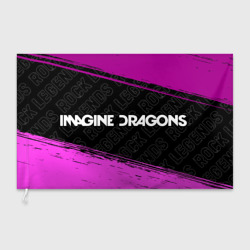 Флаг 3D Imagine Dragons rock Legends: надпись и символ