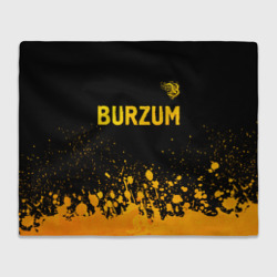 Плед 3D Burzum - gold gradient: символ сверху