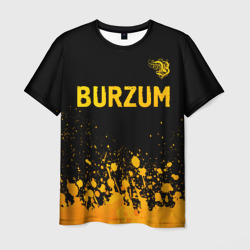 Burzum - gold gradient: символ сверху – Мужская футболка 3D с принтом купить со скидкой в -26%