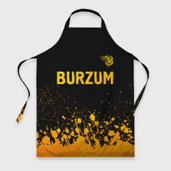 Фартук 3D Burzum - gold gradient: символ сверху