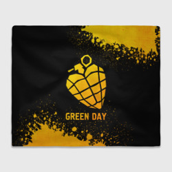 Плед 3D Green Day - gold gradient