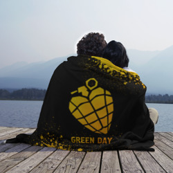 Плед 3D Green Day - gold gradient - фото 2