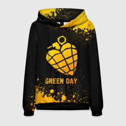 Мужская толстовка 3D Green Day - gold gradient