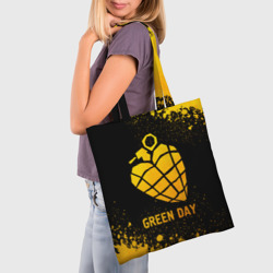 Шоппер 3D Green Day - gold gradient - фото 2