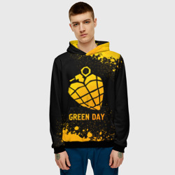 Мужская толстовка 3D Green Day - gold gradient - фото 2